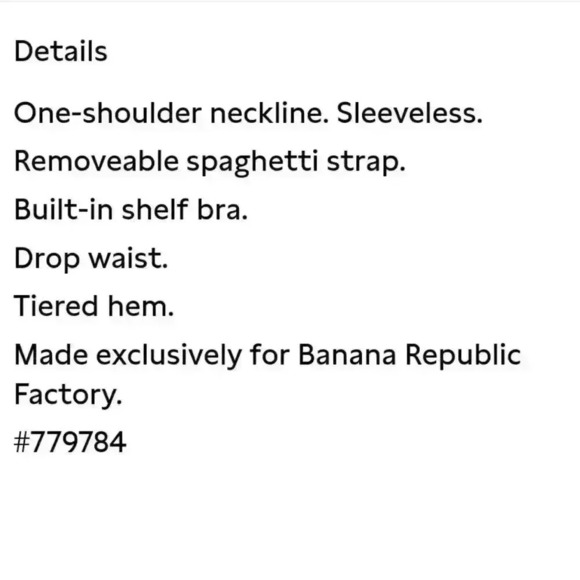 NWT Banana Republic One-Shoulder Knit Dress - Picture 11 of 13